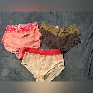 7  Victoria’s Secret underwear new with tags a couple without tags